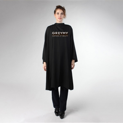 Greymy Professional Peignoir - Фирменный пеньюар (с рукавами и кнопками)