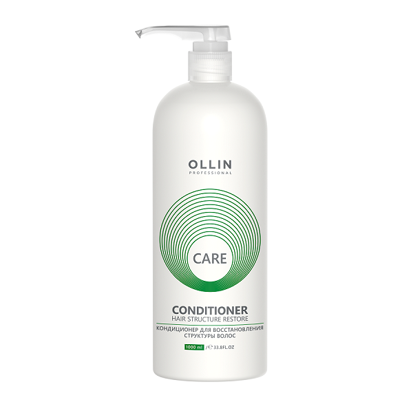 Ollin Care Restore Conditioner - Кондиционер для восстановления структуры волос 1000 мл
