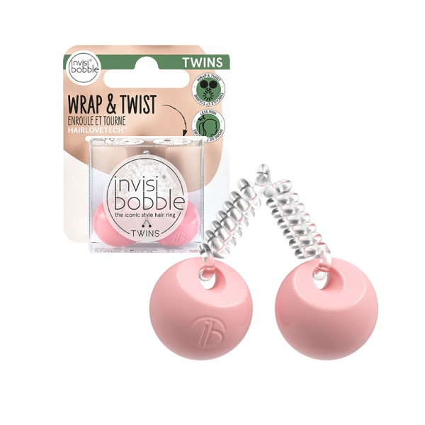 Invisibobble TWINS Prima Ballerina - Резинка с шариками для волос