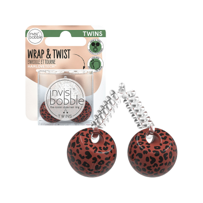 Invisibobble TWINS Prima Purrfection - Резинка с шариками для волос
