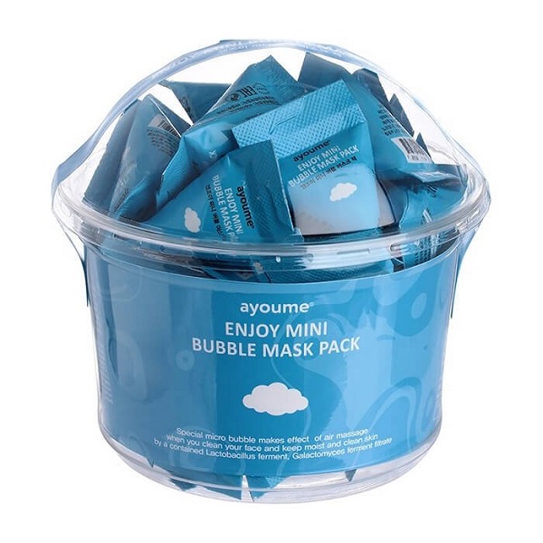 Ayoume Enjoy Mini Bubble Mask Pask - Набор маска для лица пузырьковая 3гр х 30 шт