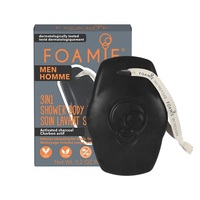 Foamie Men Charcoal - Очищающее средство для тела и волос с углем 108 гр