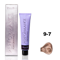 Ollin Performance Permanent Color Cream - Перманентная крем-краска для волос 9/7 блондин коричневый 60 мл