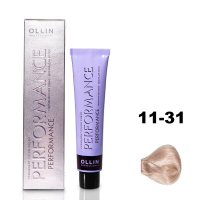 Ollin Performance Permanent Color Cream - Перманентная крем-краска для волос 11/31 специальный блондин золотисто-пепельный 60 мл