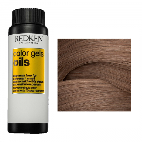 Redken Color Gels Oils - Жидкая стойкая краска для волос без аммиака 7NA 60 мл