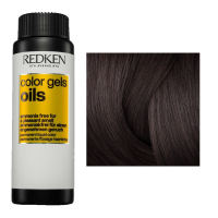 Redken Color Gels Oils - Жидкая стойкая краска для волос без аммиака 4ABn 60 мл