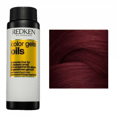 Redken Color Gels Oils - Жидкая стойкая краска для волос без аммиака 5RV 60 мл
