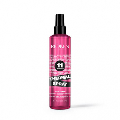Redken Heat Flat Iron Spray 11 (Iron Shape) - Термозащитный спрей для завершения укладки при укладке утюжком и щипцами 250 мл