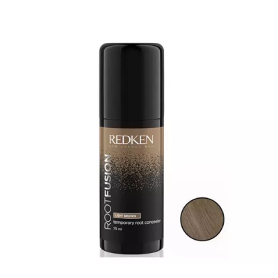 Redken Root Fusion Temporary Concealer Light Brown - Временный консилер для волос с отросшими корнями светло-коричневый 75 мл