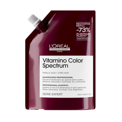 L'Oreal Professionnel Serie Expert Vitamino Color Spectrum Shampoo - Бессульфатный шампунь рефилл 500 мл
