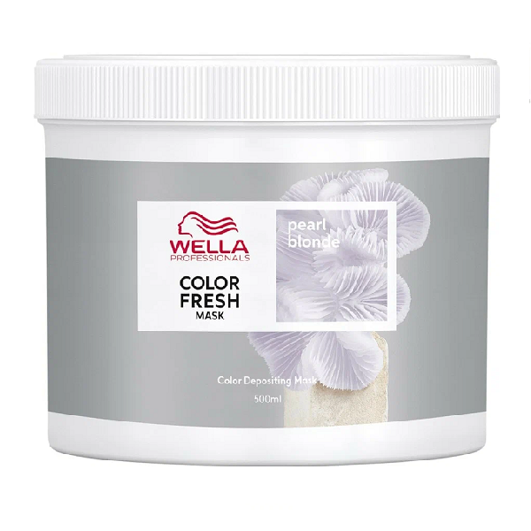 Wella Color Fresh Mask Pearl Blonde - Оттеночная маска жемчужный блонд 500 мл