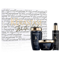 Kerastase Chronologiste Luxury Gift Set - Роскошный подарочный набор (шампунь 250 мл, маска 200 мл, термо-уход 150 мл)