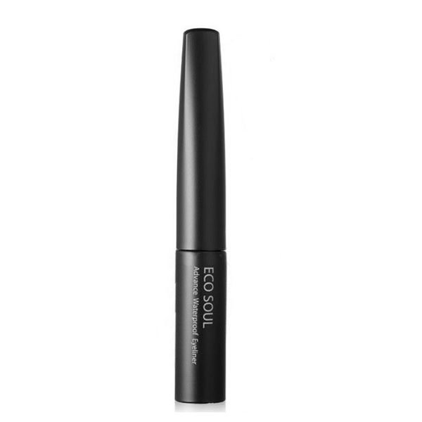 The Saem Eye Eco Soul Advanced Powerproof Eyeliner 01 Deep Black - Подводка для глаз тон 01 черный 5 мл