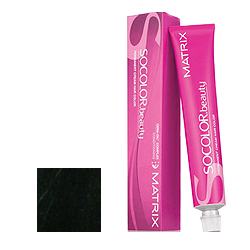 Matrix Socolor.beauty - Стойкая крем-краска 1А иссиня-черный пепельный 90 мл