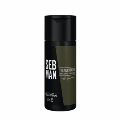 Sebastian Man The Multitasker Shampoo - Шампунь для ухода за волосами, бородой и телом 3 в 1 50 мл