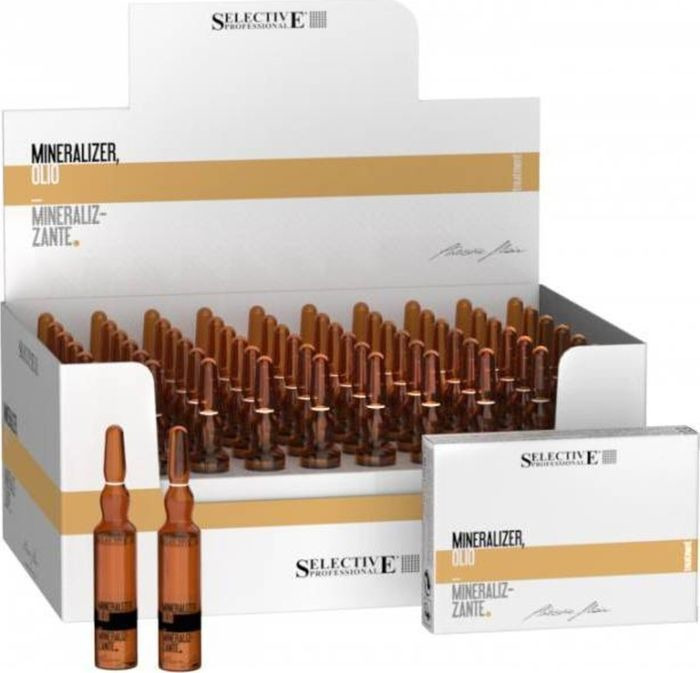 Selective Artistic Flair Mineralizer Olio Mineralizzante - Минеральное масло 60*10 мл (+ 6*3 мл. в подарок)  