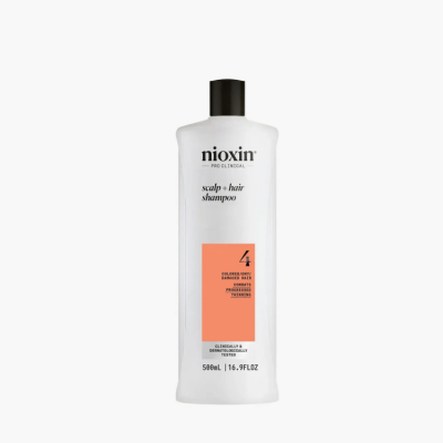 Nioxin System 4 Scalp+Hair Shampoo - Шампунь для окрашенных и редеющих волос (Система 4) 500 мл