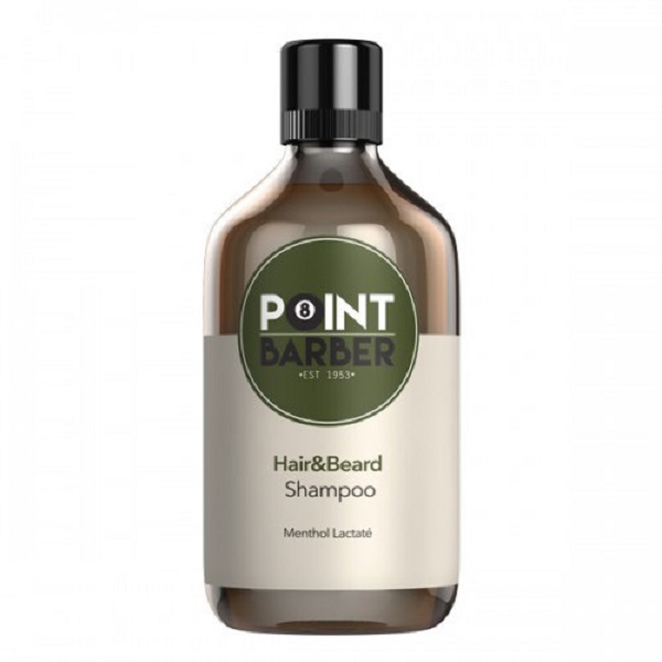 Farmagan Point Barber Hair and Beard Shampoo - Шампунь мужской освежающий для волос и бороды 300 мл
