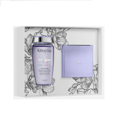 Kerastase Blond Absolu Lumier Spring Bom 2022 - Весенний набор для осветлённых и мелированных волос (шампунь-ванна 250мл, маска 200мл)
