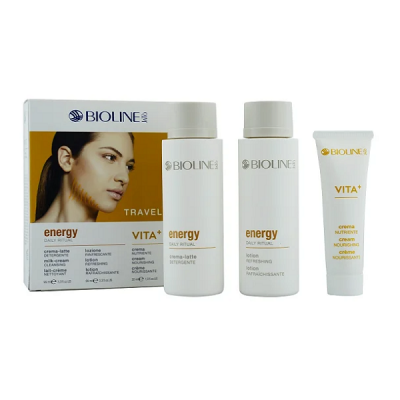Bioline-JaTo Body Concept Prof Daily Ritual Vita+ - Дорожный набор для ухода за кожей в экстремальных погодных условия (молочко 99 мл, лосьон 99 мл, крем 30 мл)