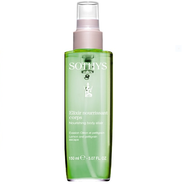 Sothys Nourishing Body Elixir Lemon And Petitgrain Escape - Насыщенный эликсир для тела с лимоном и петигрейном 100 мл