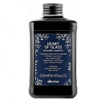 Davines Heart Of Glass Silkening Shampoo - Шампунь для сияния блонд 250 мл