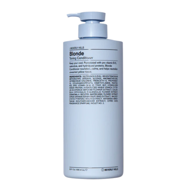 J Beverly Hills Hair Care Blonde Conditioner - Кондиционер тонирующий для блондированных и осветленных волос 936 мл
