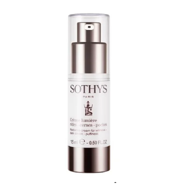 Sothys Eye Contour Line Radiance Cream for Wrinkles–Dark Circles–Puffiness - Лёгкий омолаживающий крем для кожи вокруг глаз от морщин, тёмных кругов и отечности 15 мл