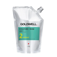 Goldwell Stright And Shine Agent 2 Medium - Средство для перманентного выпрямления волос 400 мл