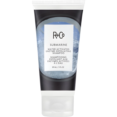 R+Co Submarine Water Activated Enzyme Exfoliating Shampoo - Шампунь-эксфолиант с гидроактивируемыми энзимами "cубмарина" 89 мл
