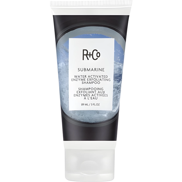 R+Co Submarine Water Activated Enzyme Exfoliating Shampoo - Шампунь-эксфолиант с гидроактивируемыми энзимами "cубмарина" 89 мл
