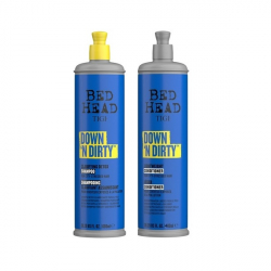 TIGI Bed Head Down N Dirty Lightweight Set - Набор легкий очищающий и восстанавливающий уход для волос(шампунь 400 мл, кондиционер 400 мл)