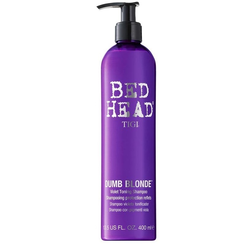 TIGI Bed Head Dumb Blonde Violet Toning Shampoo - Шампунь-корректор цвета 400 мл