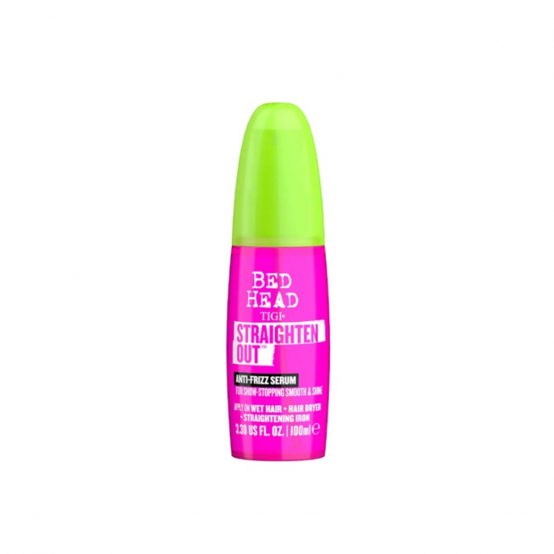 TIGI Bed Head Straighten Out Anti-frizz Serum - Термоактивная разглаживающая сыворотка для гладкости и блеска волос 100 мл