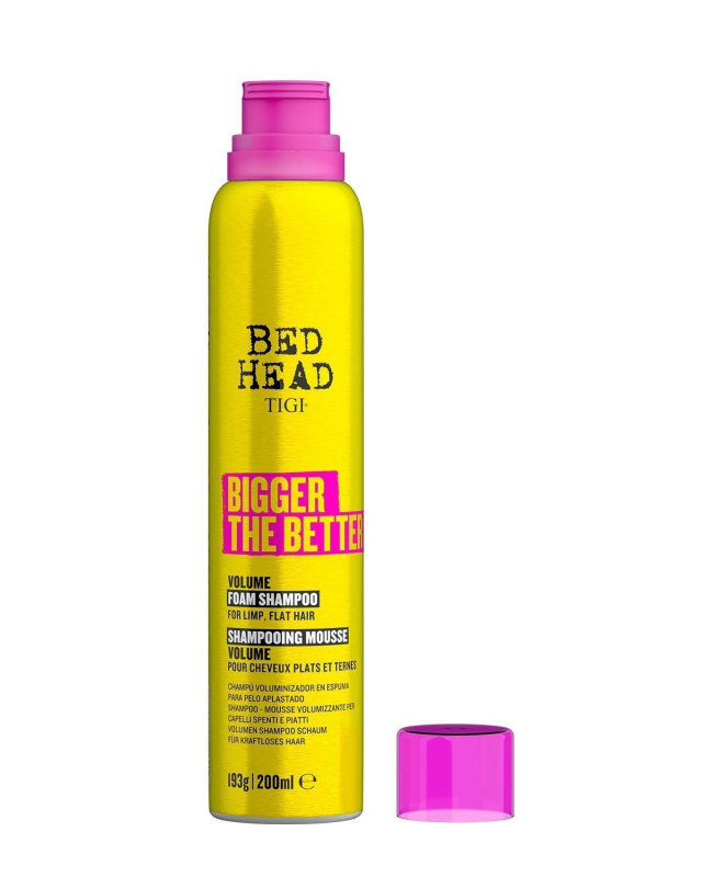 TIGI Bed Head Bigger The Better Volume Foam Shampoo - Пенный шампунь для объема тонких волос 200 мл