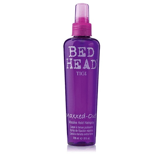 TIGI Bed Head Maxxed Out Massive - Cпрей для сильной фиксации и блеска волос 236 мл