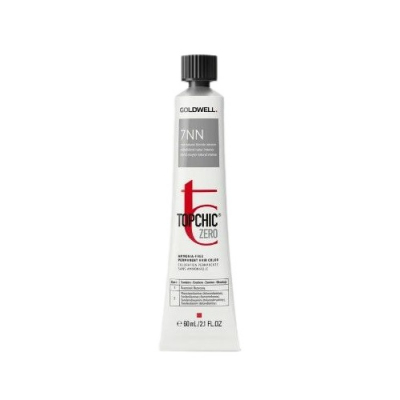 Goldwell Topchic Zero - Безаммиачная стойка краска для волос 7NN интенсивный средний натуральный блонд 60 мл