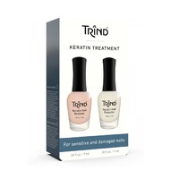 Trind Keratin Treatment Set - Набор для защиты и восстановления ногтей с кератином 2 x 9 мл