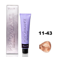 Ollin Performance Permanent Color Cream - Перманентная крем-краска для волос 11/43 специальный блондин медно-золотистый 60 мл