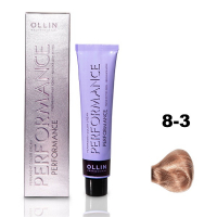 Ollin Performance Permanent Color Cream - Перманентная крем-краска для волос 8/3 светло-русый золотистый 60 мл