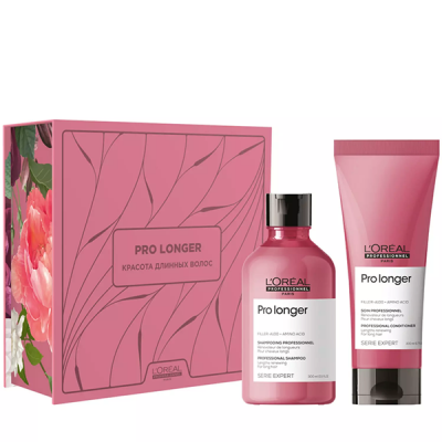 L'Oreal Serie Expert Pro Longer Spring Bom - Набор для волос (шампунь 300 мл + уход 200 мл)