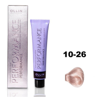 Ollin Performance Permanent Color Cream - Перманентная крем-краска для волос 10/26 светлый блондин розовый 60 мл