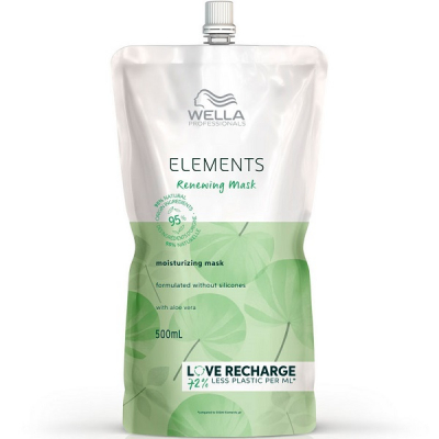 Wella Elements Renewing Mask - Обновляющая и восстанавливающая маска (рефил) 500 мл