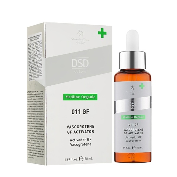 DSD de Luxe MedLine Organic GF Vasogrotene  Activator 011 - Активатор васогротен с факторами роста 50 мл