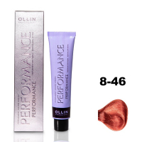 Ollin Performance Permanent Color Cream - Перманентная крем-краска для волос 8/46 светло-русый медно-красный 60 мл