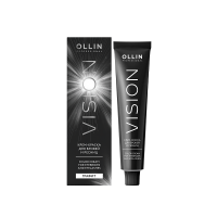 Ollin Vision Graphite - Крем-краска для бровей и ресниц (графит) 20 мл + салфетки под ресницы 15 пар