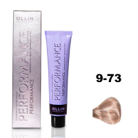 Ollin Performance Permanent Color Cream - Перманентная крем-краска для волос 9/73 блондин коричнево-золотистый 60 мл