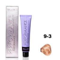 Ollin Performance Permanent Color Cream - Перманентная крем-краска для волос 9/3 блондин золотистый 60 мл
