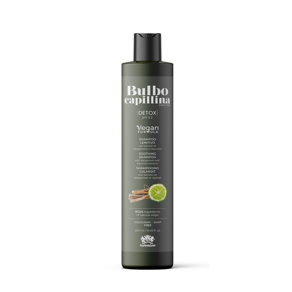 Farmagan Bulbo Capillina Detox Shampoo - Детокс-шампунь успокаивающий 250 мл