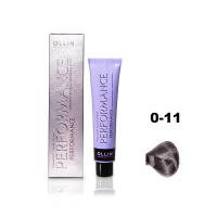Ollin Performance Permanent Color Cream - Перманентная крем-краска для волос 0/11 пепельный 60 мл